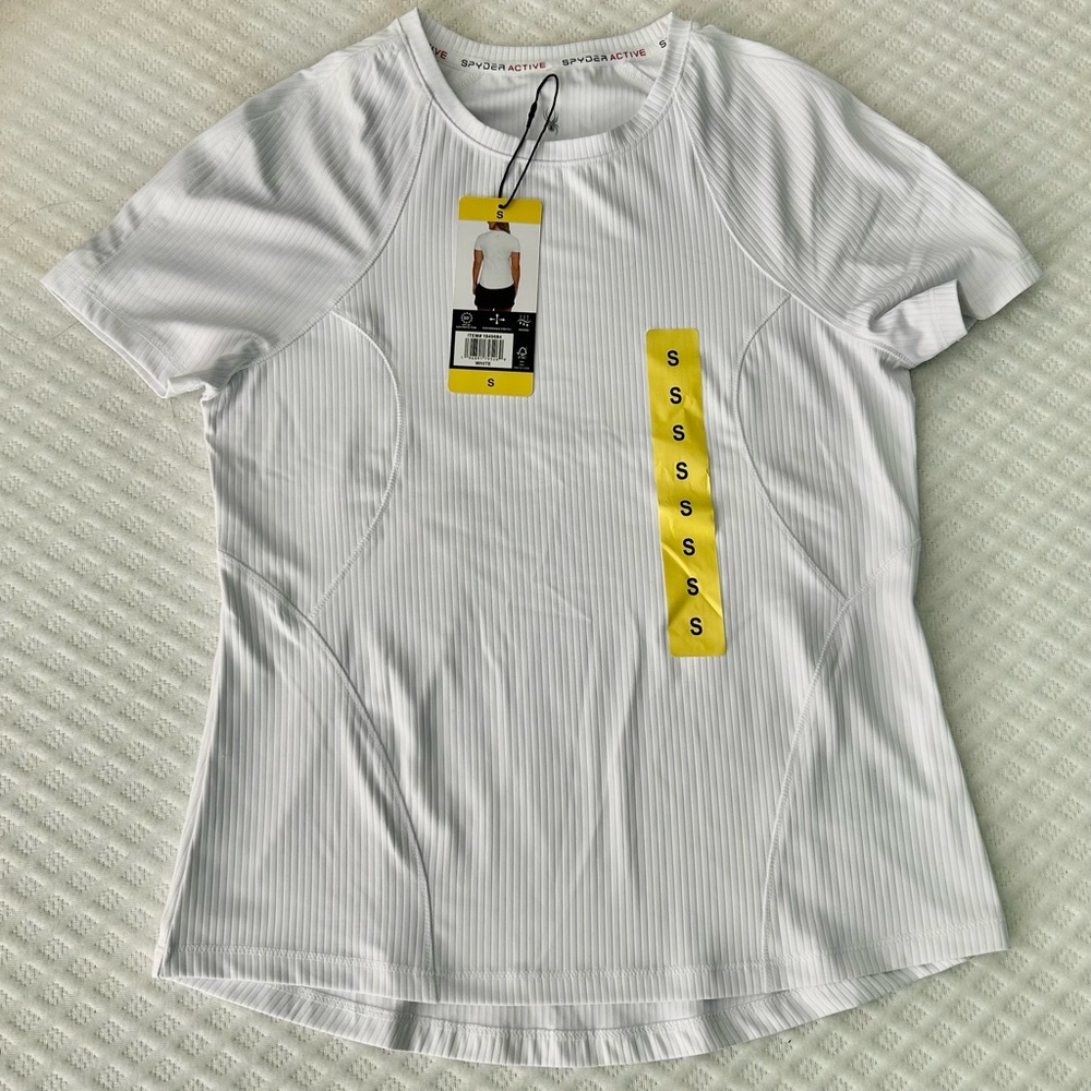 NWT Spyder Women's White Performance Tee